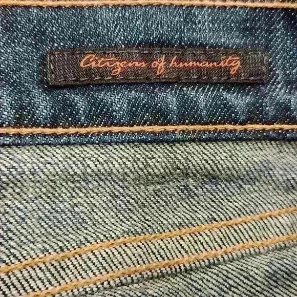 Citizens of Humanity Ric Rac #8 Low Waist Boot Cut Stretch Medium Wash Jeans - Picture 9 of 11